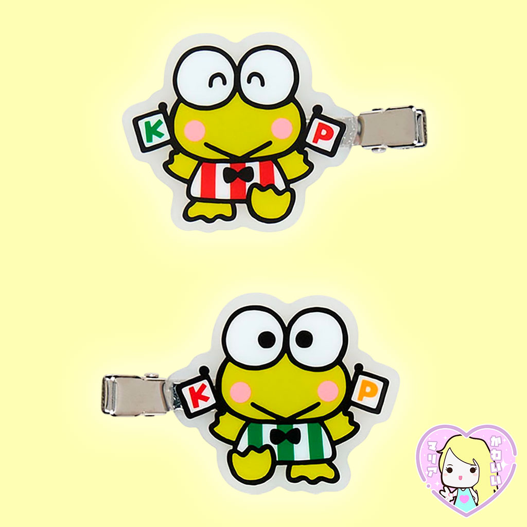 Set Hair Clip Pinches para el cabello ~ Keroppi - Imagen 2