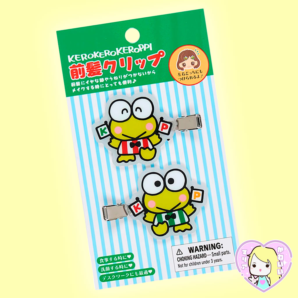 Set Hair Clip Pinches para el cabello ~ Keroppi