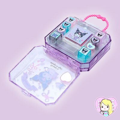 Alternative view of Set stamps Timbres Sanrio Characters ~ Kuromi