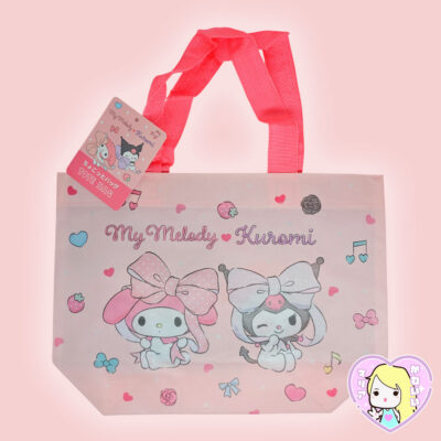 Mini Tote Bag Sanrio Characters ~ My Melody & Kuromi