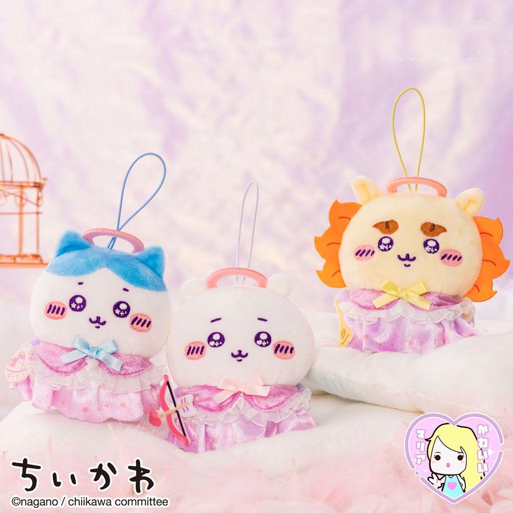 Plush Strap Chiikawa Tenshi ♡ Akuma ~ Angelic Shisa - Imagen 4