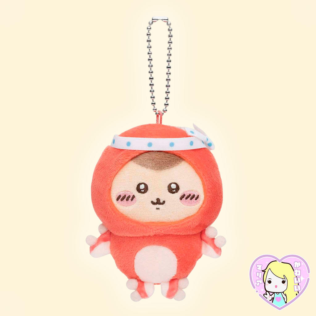 Plushy Strap Chiikawa Tako Ika Kuji ~ Kurimanju
