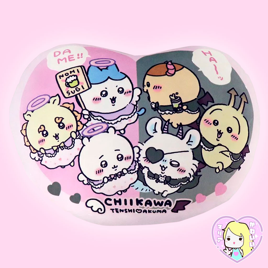 Chiikawa Tenshi ♡ Akuma Heart Cushion