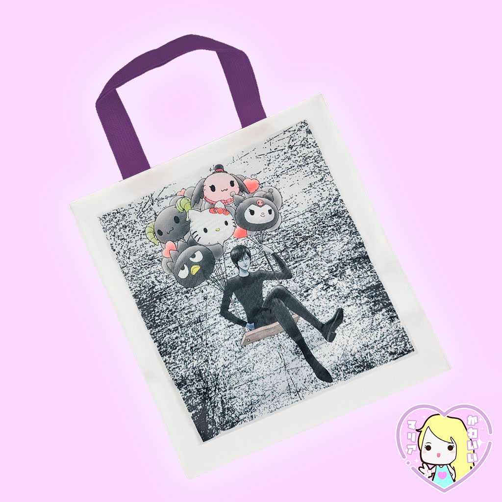 Junji Ito x Sanrio Characters Bag ~ Pretty Boy Black