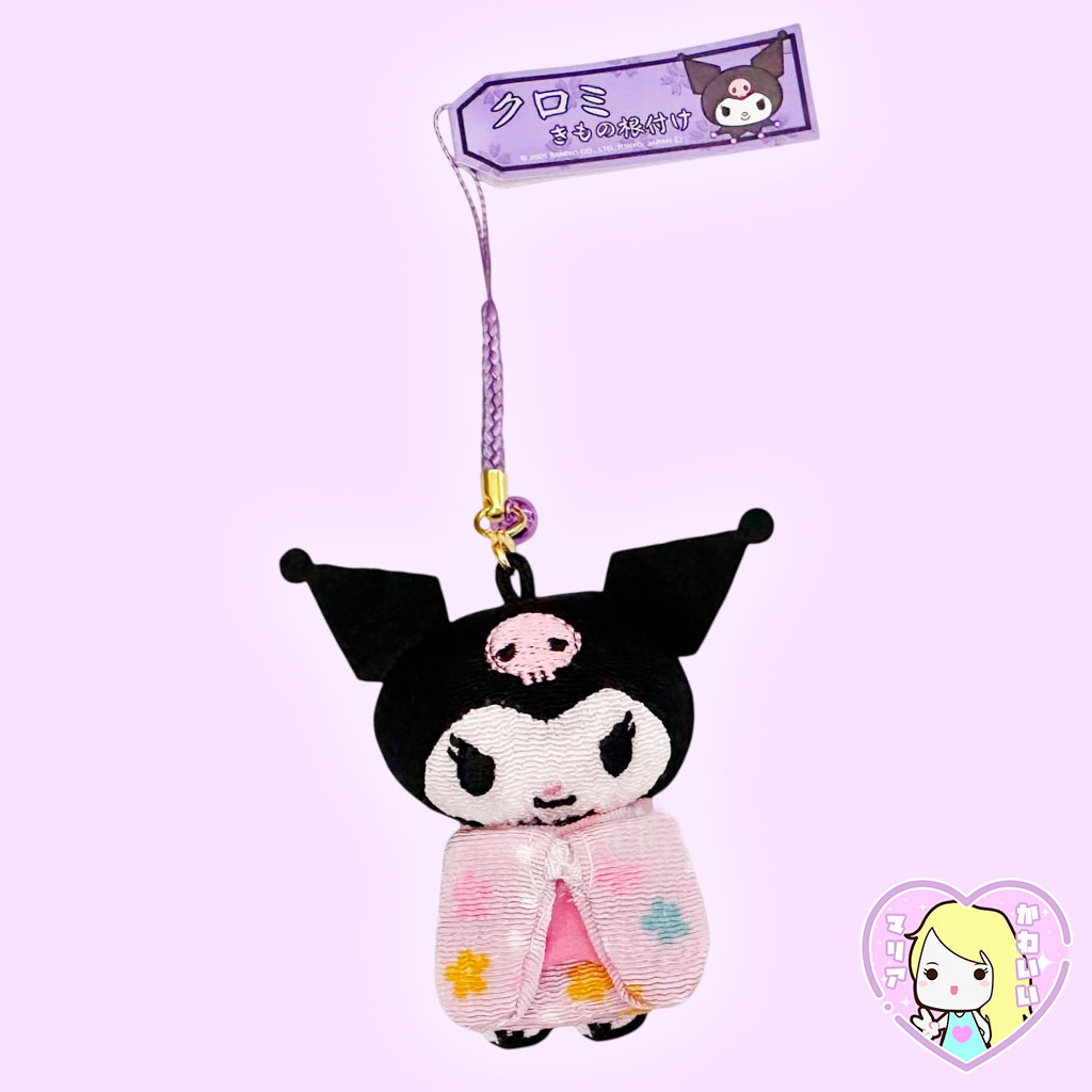 Netsuke Colgante Sanrio Kuromi Kimono