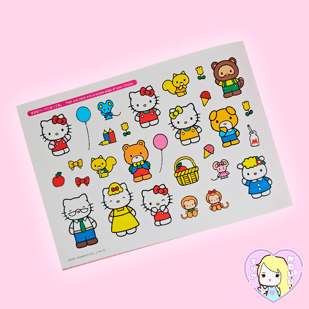 Sanrio Sticker Play Set ~ Hello Kitty : Everyone Is Friends - Imagen 3