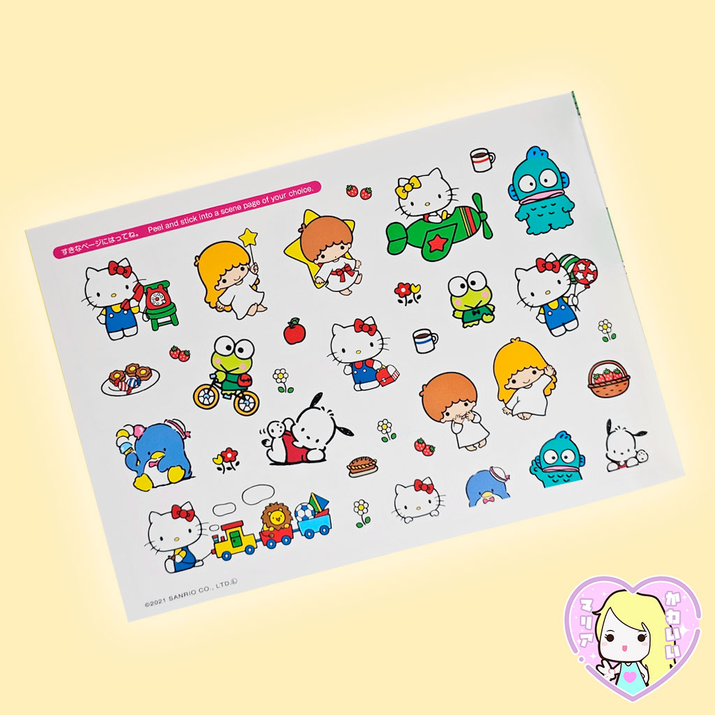 Sanrio Sticker Play Set ~ Nostalgic Characters - Imagen 2