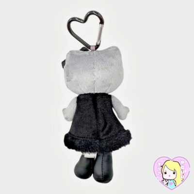 Alternative view of Plush Strap Sanrio Style Up Long Legged Hello Kitty Black Angel Dress