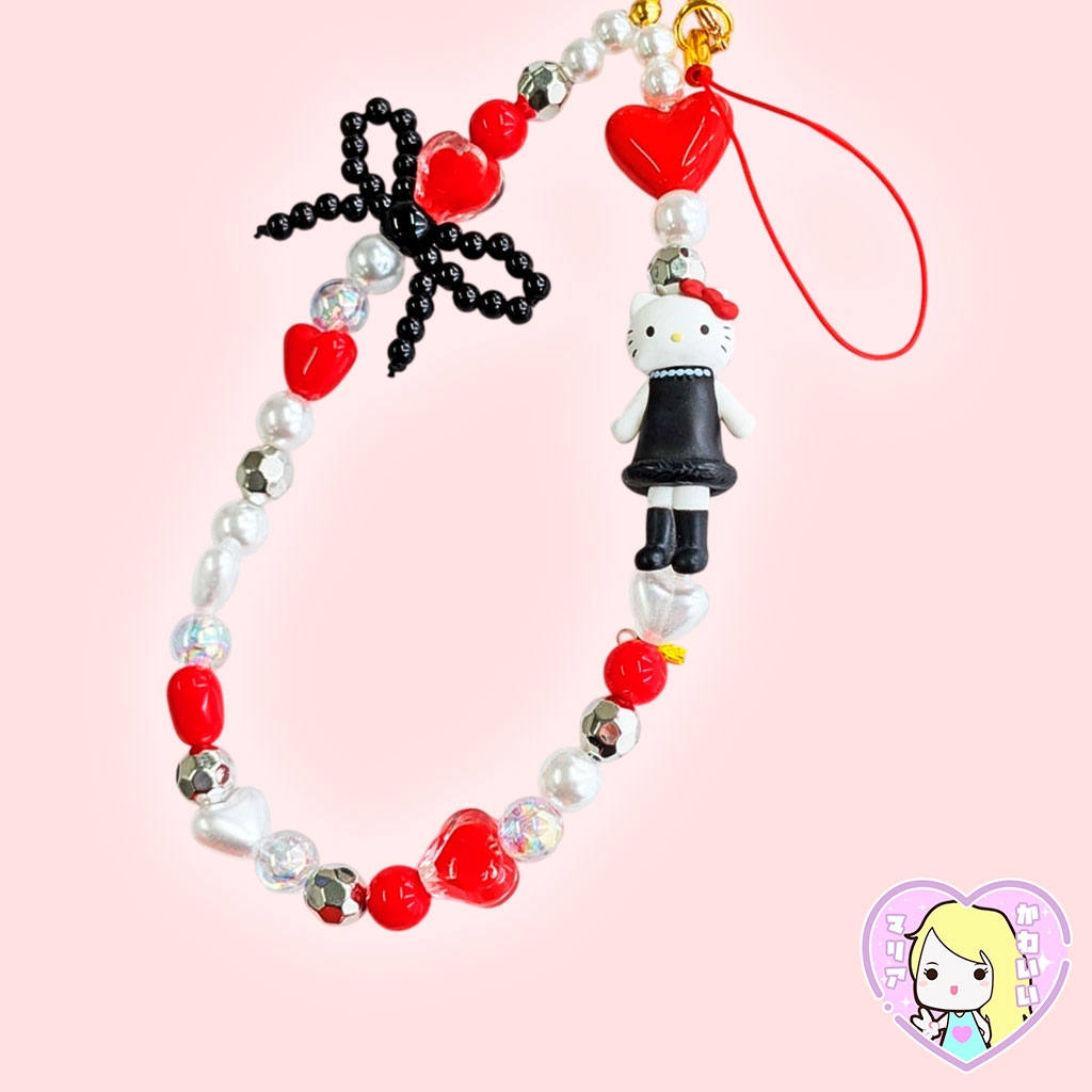 Sanrio Style Up Long Legged Hello Kitty Gogo Gal Phone Strap - Imagen 2