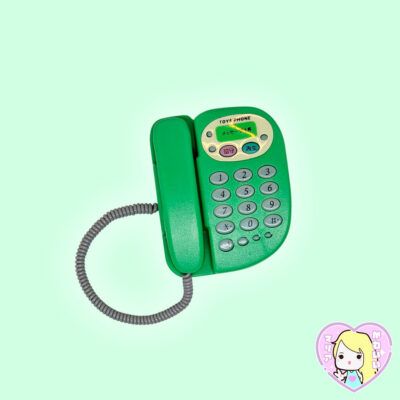 Gashapon Teléfono retro grabadora ~ Verde