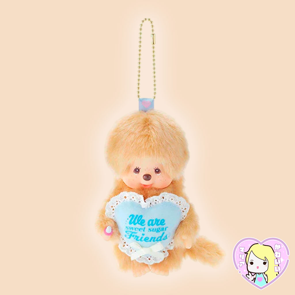 Plush Strap Monchhichi Sweet Sugar Friends ~ Monchhichi