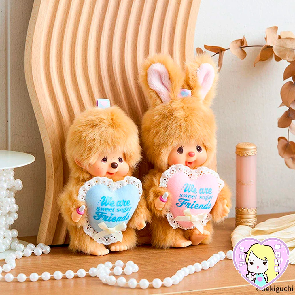 Plush Strap Monchhichi Sweet Sugar Friends ~ Monchhichi - Imagen 3