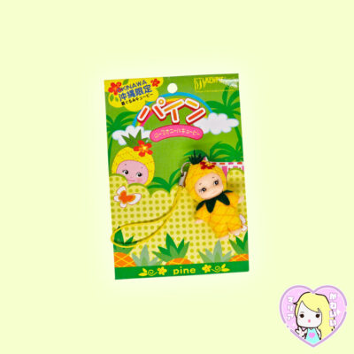 Netsuke Colgante Kewpie QP Piña ~ Okinawa Limited