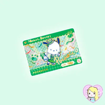 Carddass Gold Prism Bandai Sanrio Characters  ~ Pochacco