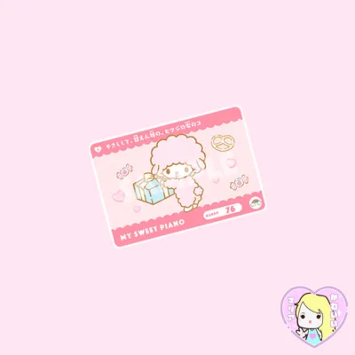 Carddass Bandai Sanrio Characters ~ My Sweet Piano