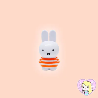 Miffy Tetrafibits Mascot ~ Polera a rayas naranja