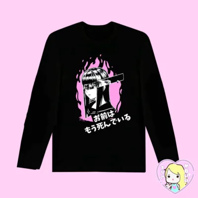 Polera manga larga Omae a mou Shindeiru