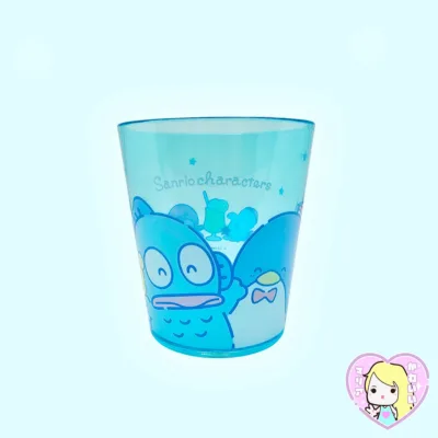 Vaso de plástico transparente Sanrio Characters ~ Hangyodon & Tuxedosam