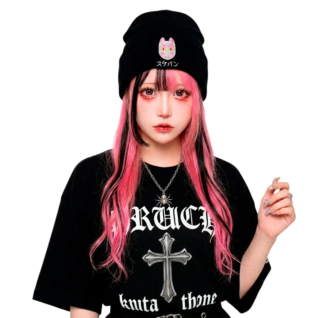 Beanie Sukeban Club ~ Kitsune Pink - Imagen 3