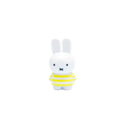 Miffy Tetrafibits Mascot ~ Polera a rayas amarillo pastel