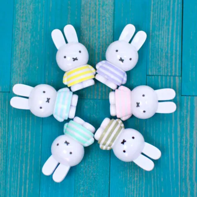 Alternative view of Miffy Tetrafibits Mascot ~ Polera a rayas rosa pastel