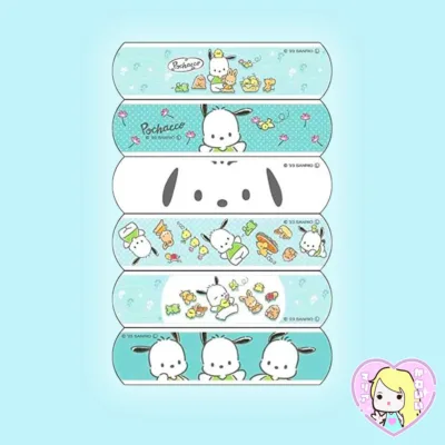 Alternative view of Parche Curitas Banditas Adhesivas Sanrio Characters ~ Pochacco