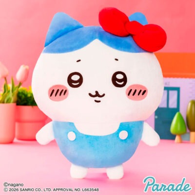 Alternative view of Peluche Chiikawa Hachiware x Hello Kitty Sanrio