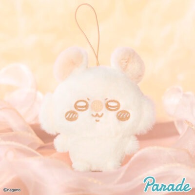 Alternative view of Plush Strap Chiikawa Momonga Nui Palette: Milk Color