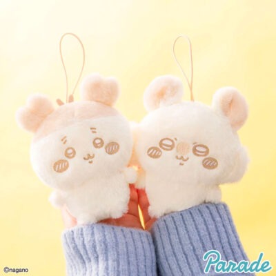 Plush Strap Chiikawa Momonga Nui Palette: Milk Color - Imagen 3