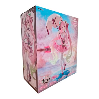 Alternative view of Figura Sakura Miku Artist Masterpiece+ Cherry Blossom Umbrella Ver.
