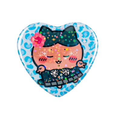 Chapita Forma Corazón ~ Hachiware Gyaru