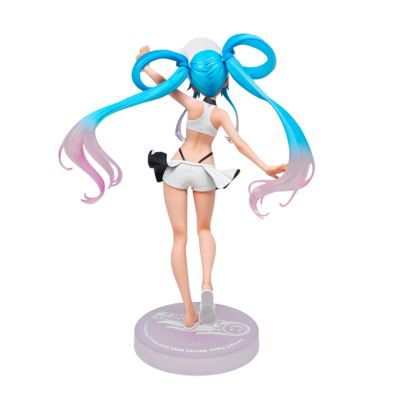 Alternative view of Figura Hatsune Miku Trio Try It Racing Miku 2024 Summer Holiday Ver.