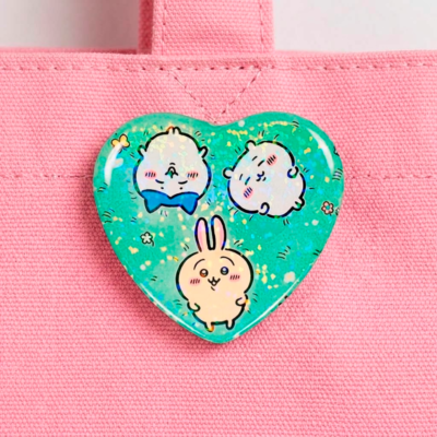 Alternative view of Chapita Forma Corazón ~ Chiikawa Friends