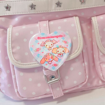 Alternative view of Chapita Forma Corazón ~ Cinnamoangels