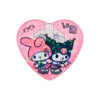 Chapita Forma Corazón ~ My Melody & Kuromi Gals